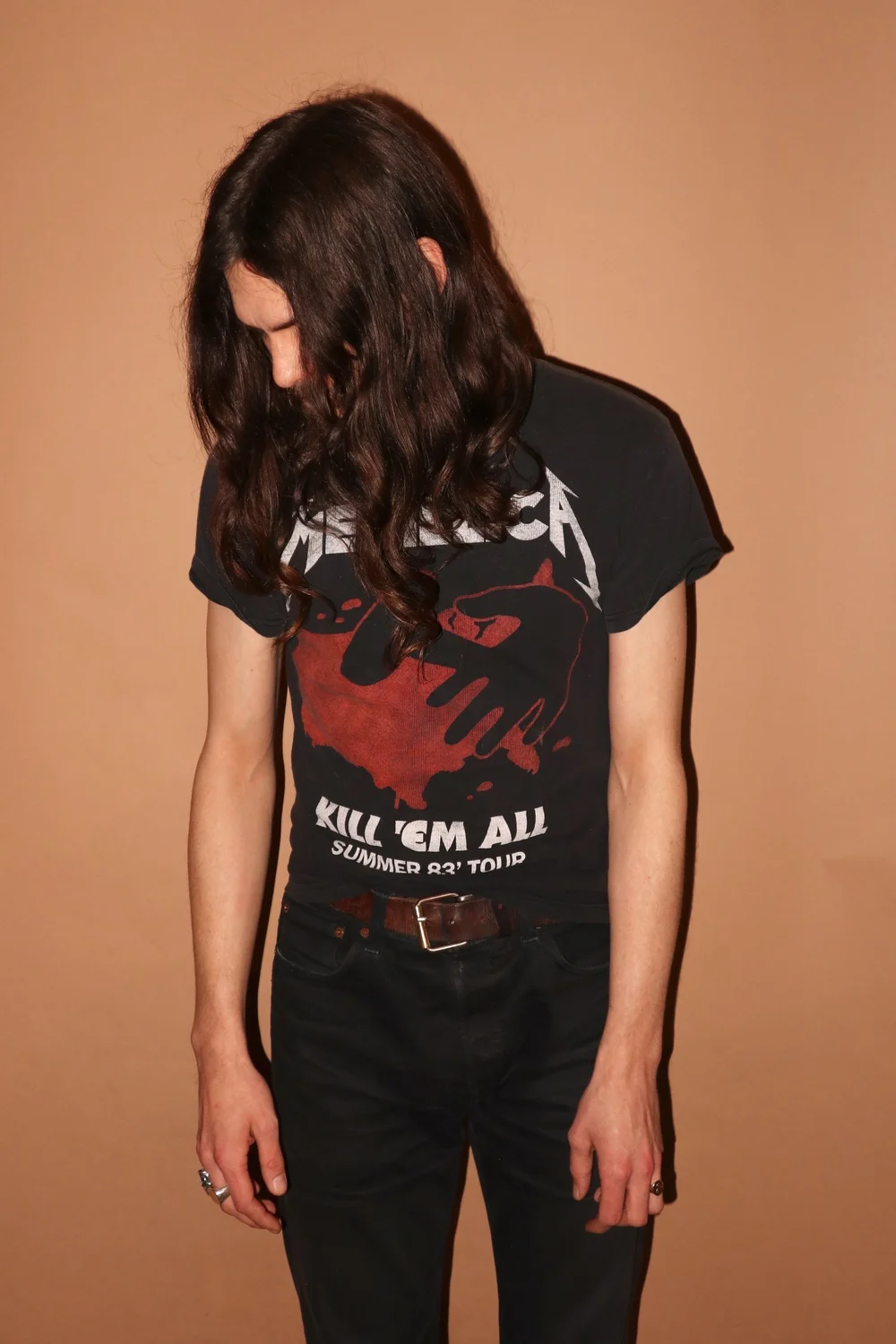 VINTAGE 90s METALLICA KILL 'EM ALL 83 TOUR T-SHIRT - SMALL